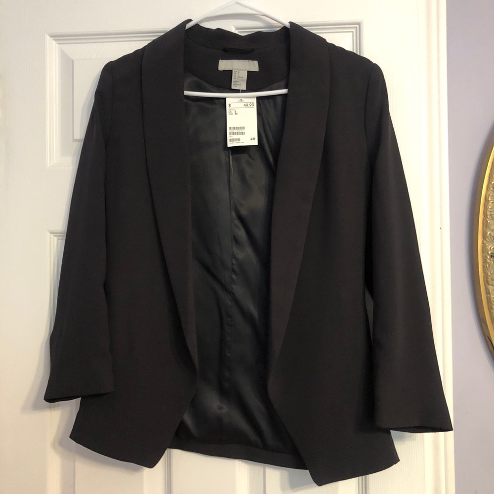 H&M gray blazer